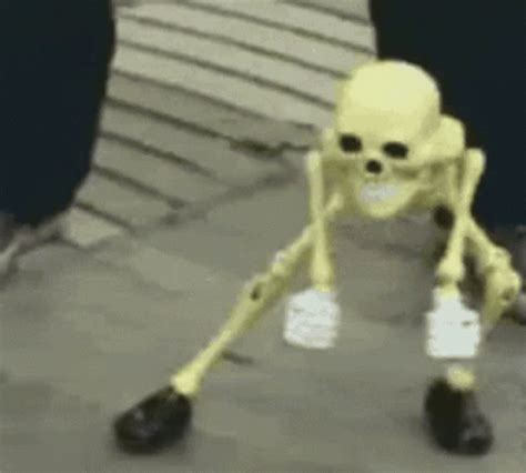 skeleton dancing gif